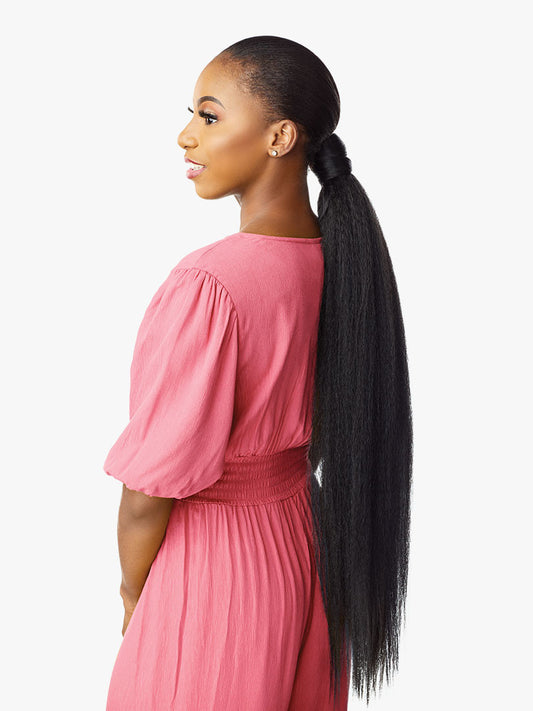 SENSATIONNEL Synthetic Ponytail Instant Pony Wrap KINKY STRAIGHT 30"
