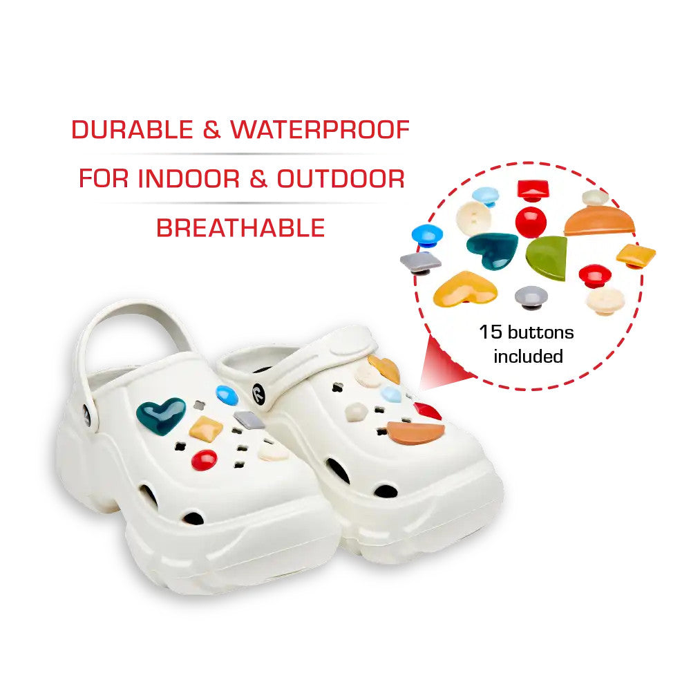 RED Platform Air Clogs