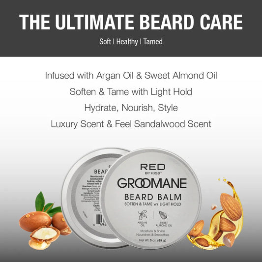 RED Groomane Beard Balm (Sandalwood)