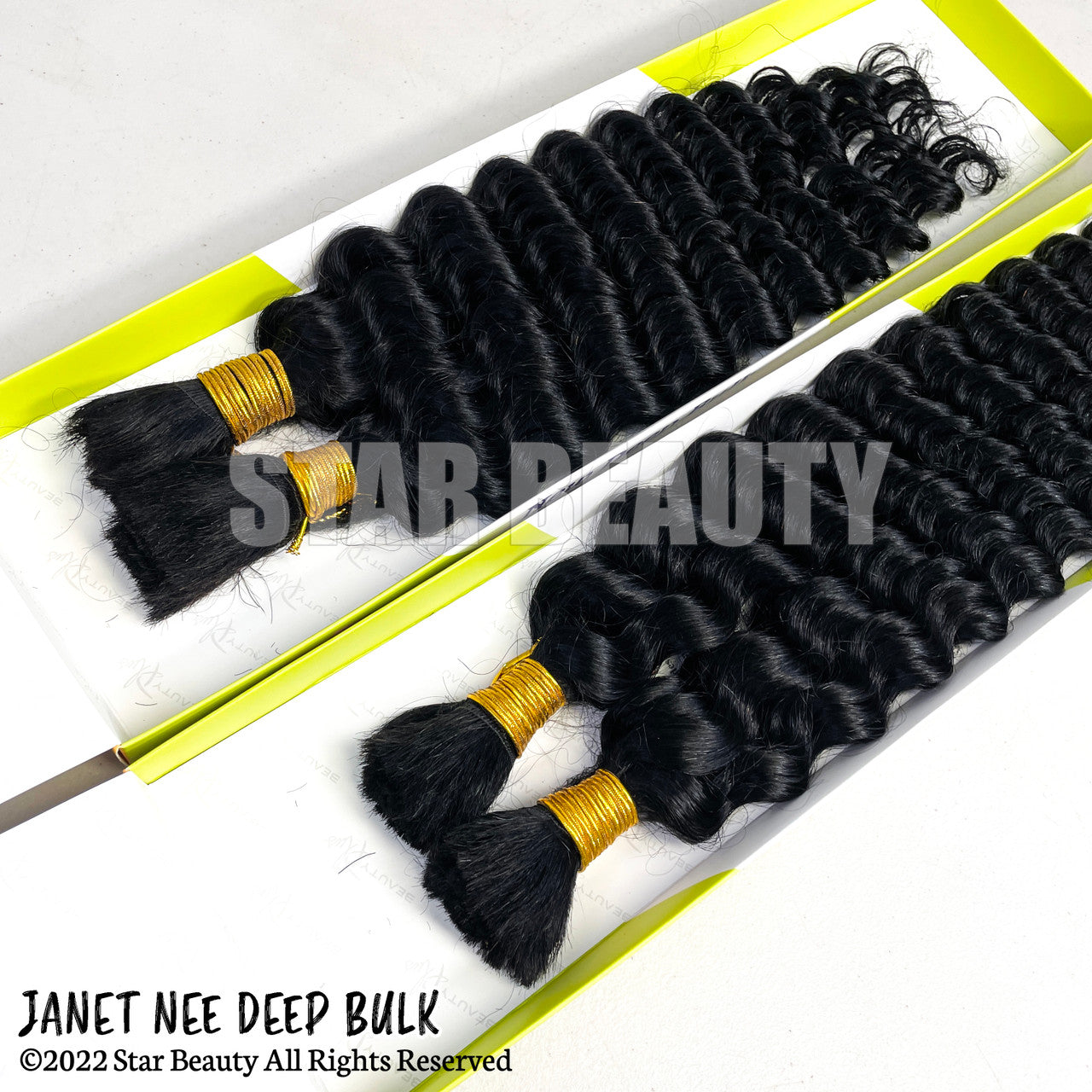 (PROMO) Janet Collection 100% Human Hair Braids - New Deep Bulk (18"- 24")