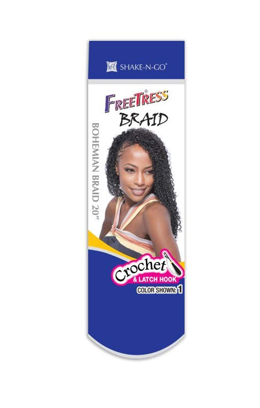 FREETRESS Braid Crochet Synthetic Braiding Hair - BOHEMIAN BRAID 20"
