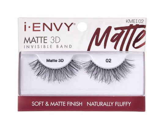 KISS i-ENVY Matte 3D Invisible Band Eyelashes