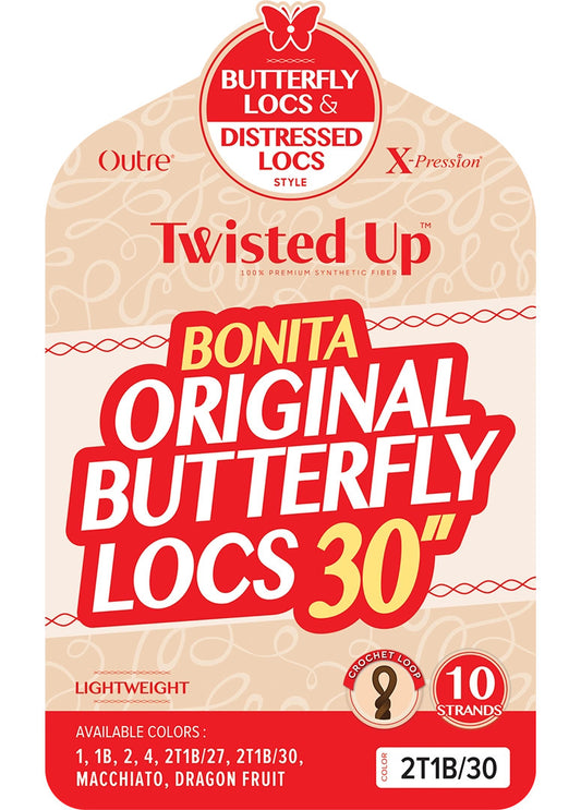 OUTRE Synthetic Braid X Pression Twisted Up - Bonita Original Butterfly Locs 30"
