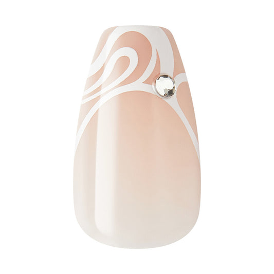 imPRESS No Glue French Manicure Press-On Nails - COY