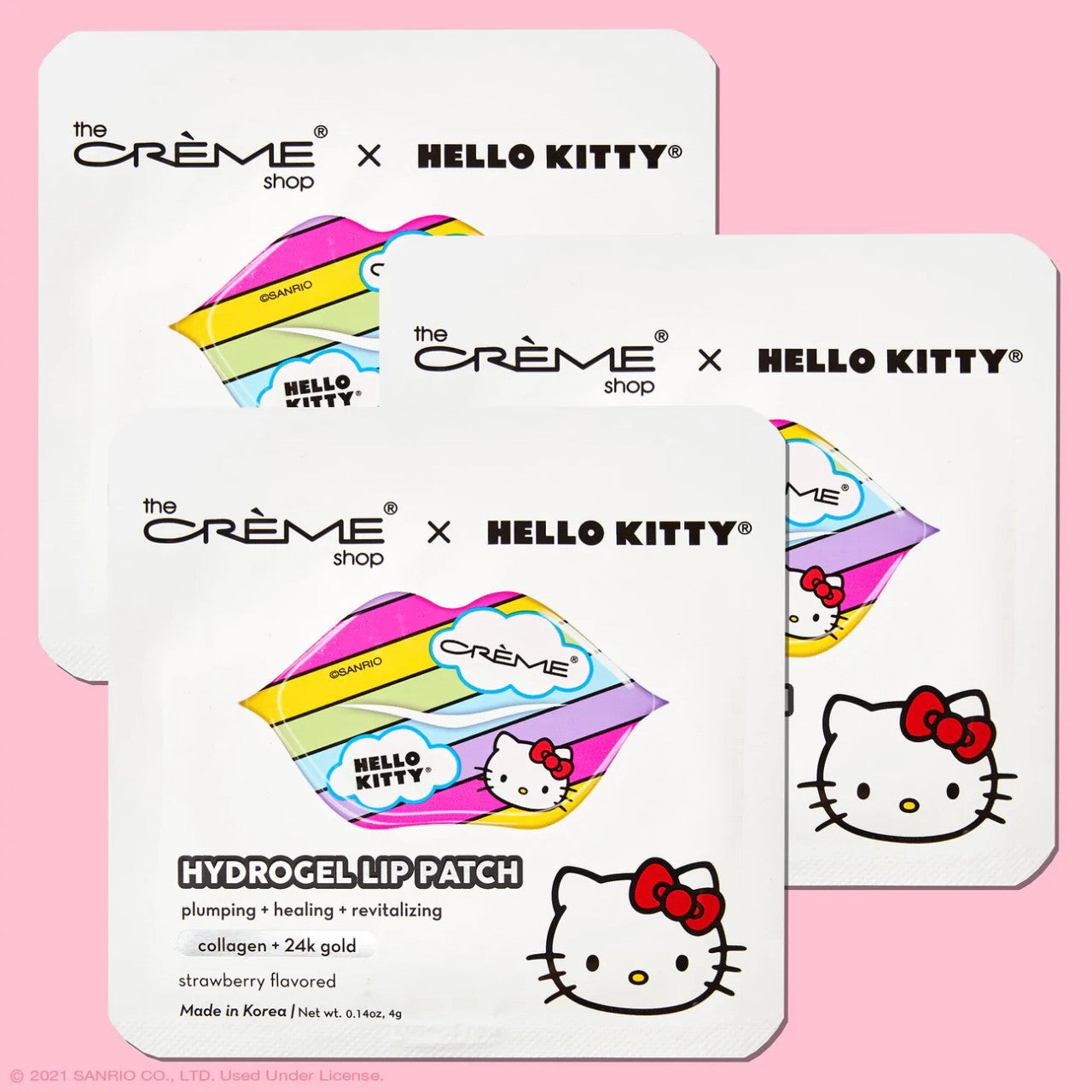 THE CREME SHOP Hello Kitty Hydrogel Lip Patch (Strawberry Flavored)