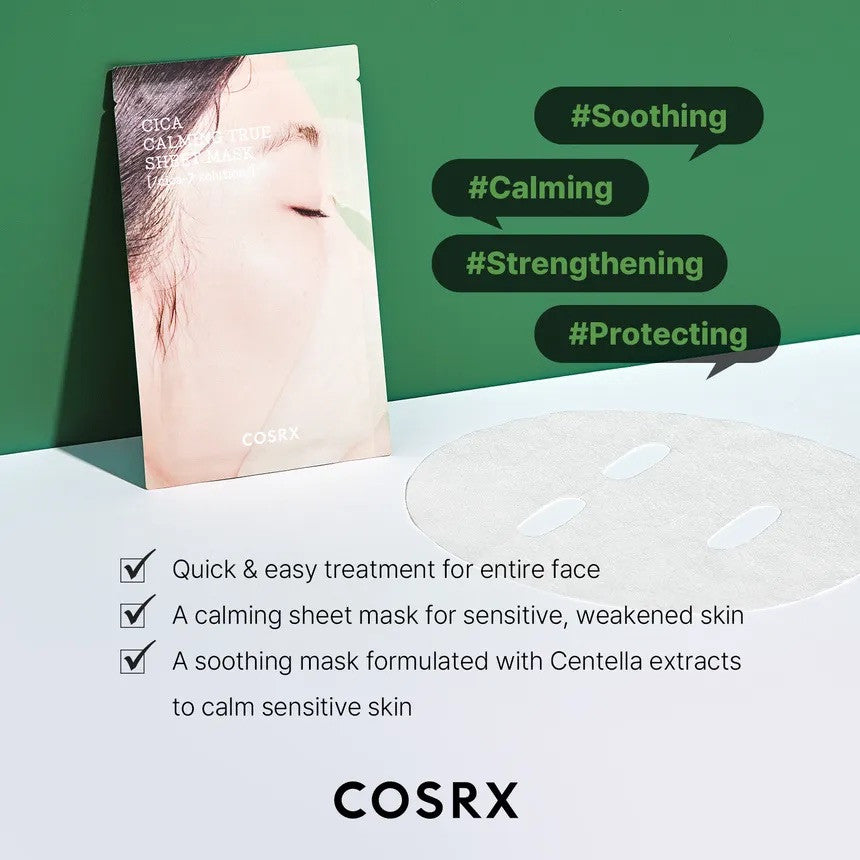COSRX Pure Fit Cica Calming True Sheet Mask (1 sheet)