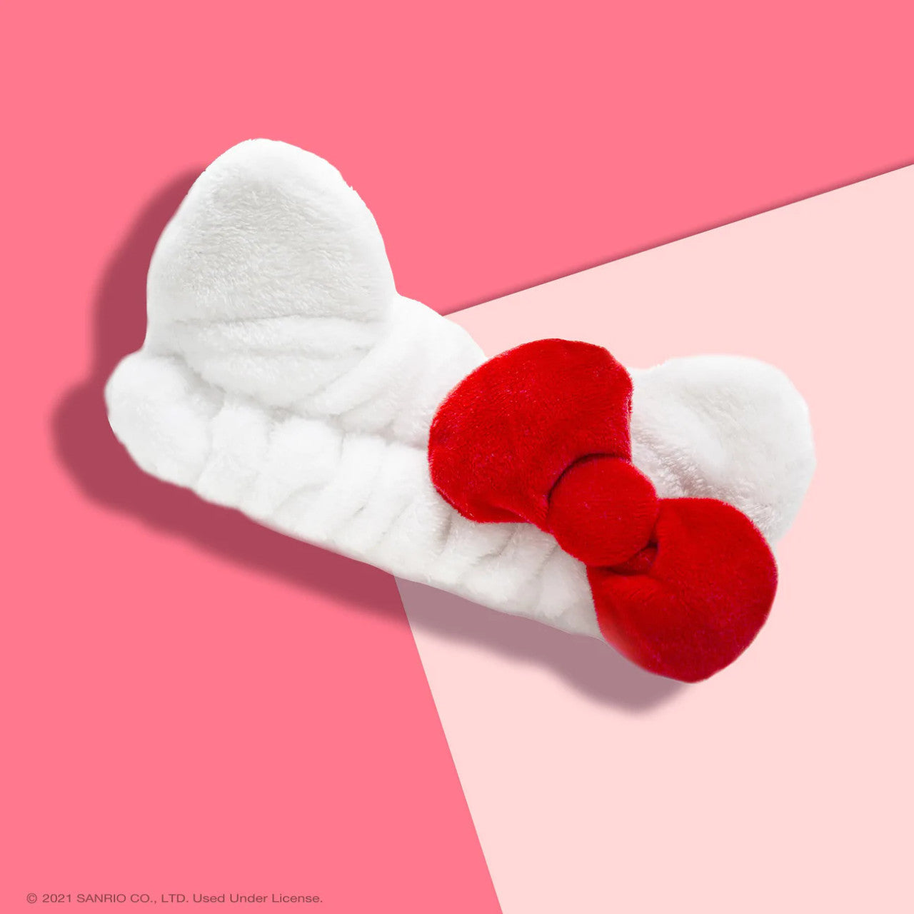 THE CREME SHOP Plush Spa Headband Hello Kitty's Signature Bow (Red)