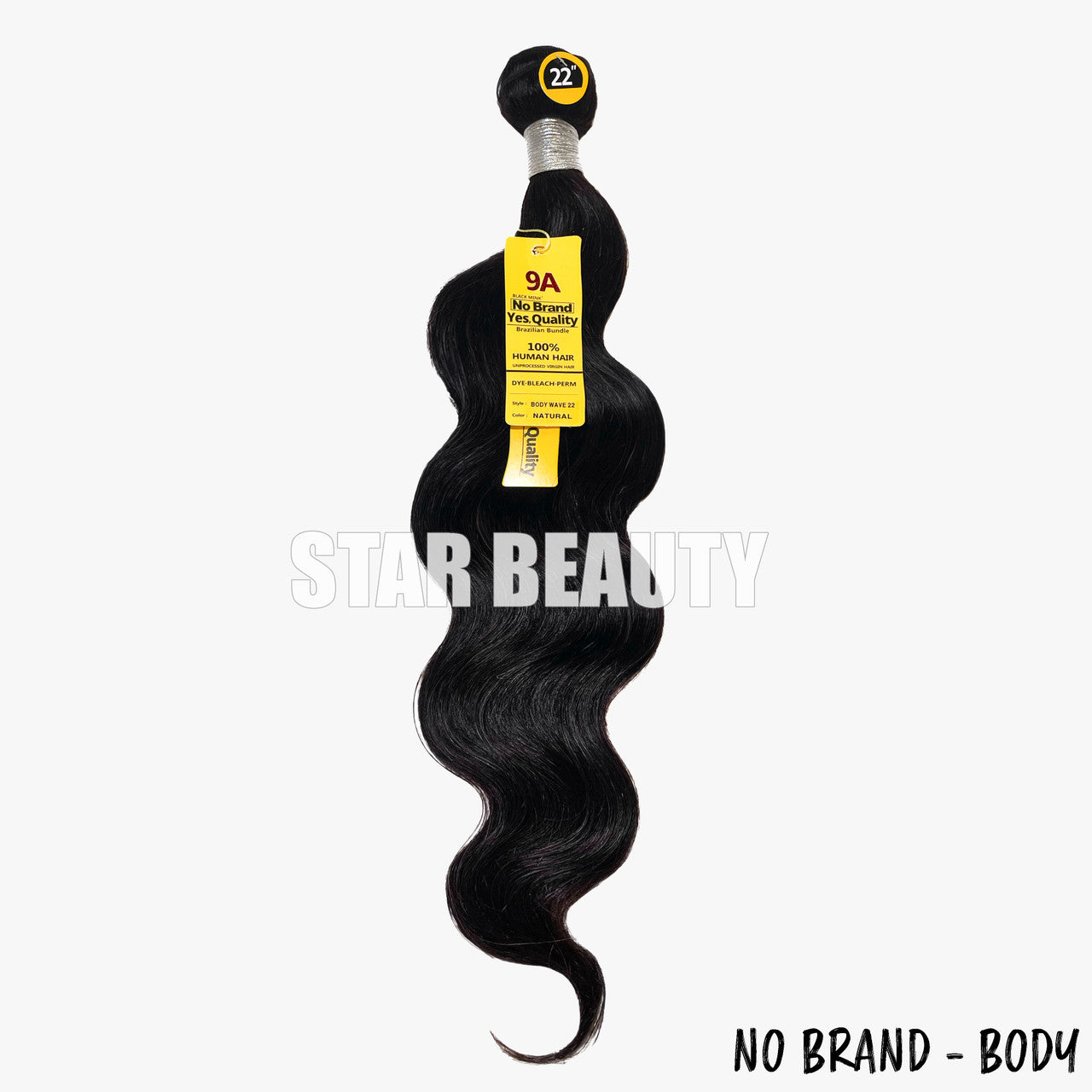 9A No Name Brand Brazilian Single Bundle - Body Wave (8"-24")