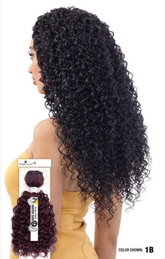 SHAKE N GO Organique Mastermix Weave - WATER CURL (14"-30")
