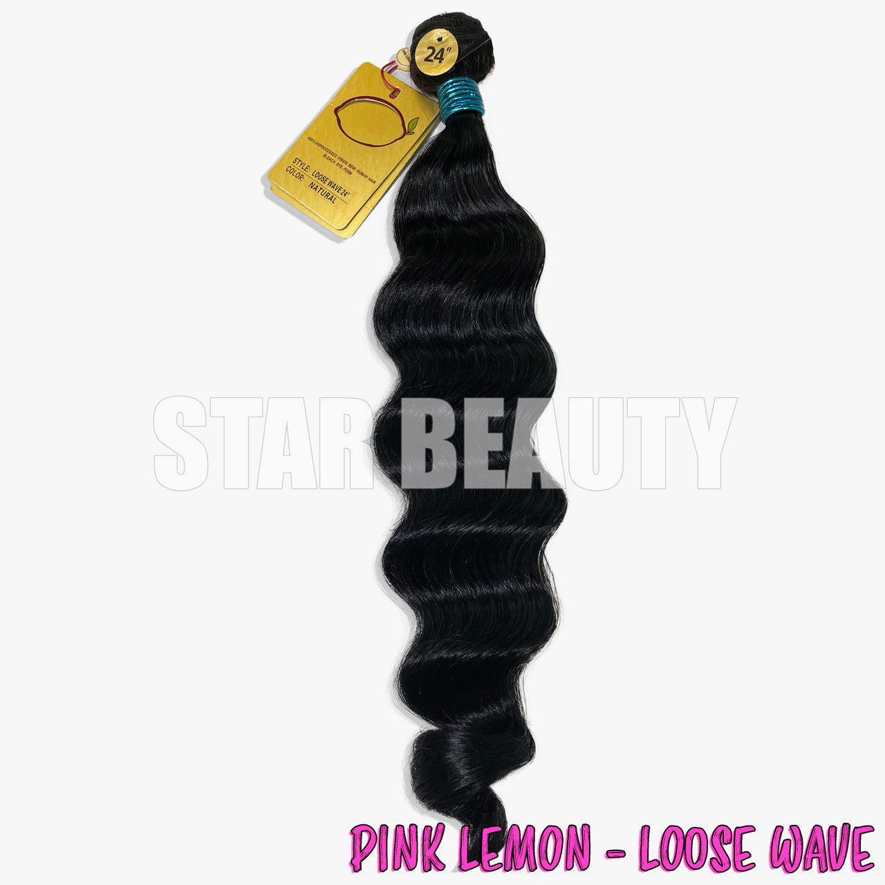 15A Pink Lemon Brazilian Single Bundle - Loose Wave