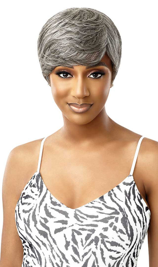 OUTRE Fab & Fly Gray Glamour 100% Human Hair HH- ASHA