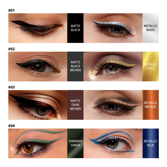 Ruby Kisses Waterproof Matte & Metallic Duo Eyeliner