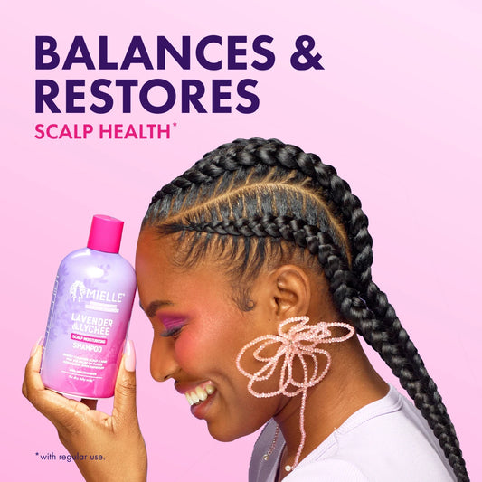 Mielle Lavender & Lychee Scalp Moisturizing Shampoo (12oz) - product image 2
