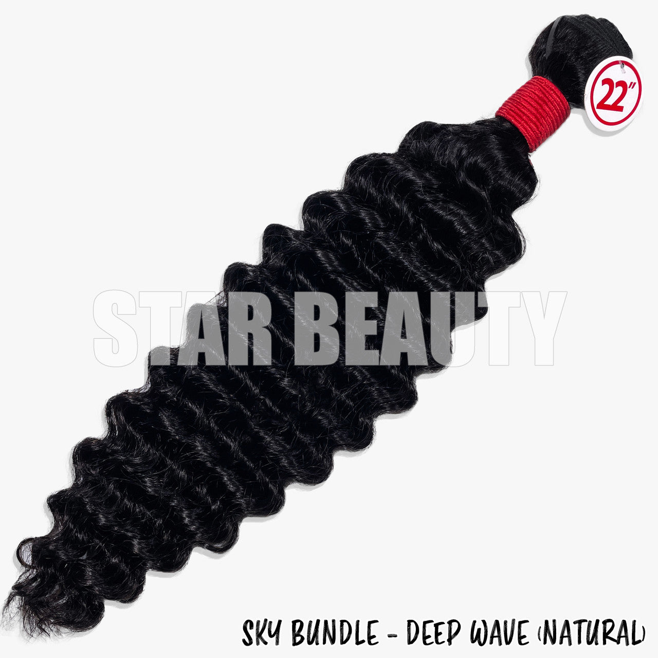 SKY 100% Virgin Human Hair Single Bundle - Deep Wave (10"- 24")