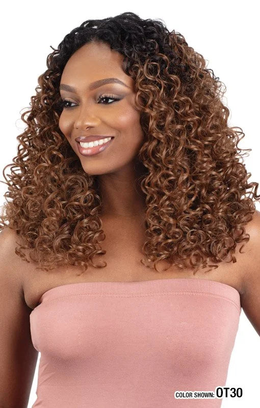 SHAKE N GO Organique Mastermix Synthetic Clip In Extension 9pcs - HAWAIIAN CURL 18"