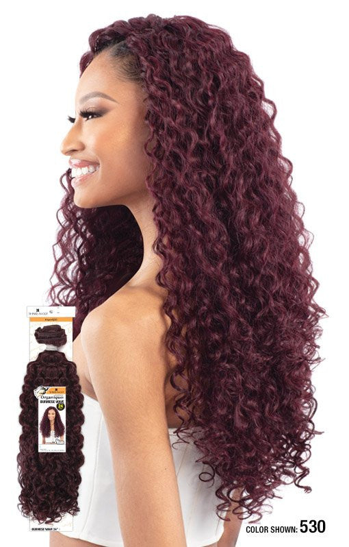 SHAKE N GO Organique Mastermix Weave - Burmese Wave 24"
