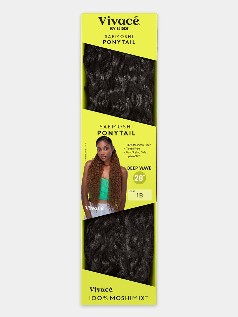 VIVACE Saemoshi Ponytail Deep Wave 28"
