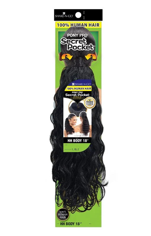 SHAKE N GO Organique Secret Pocket Pony pro - HH Body 18"