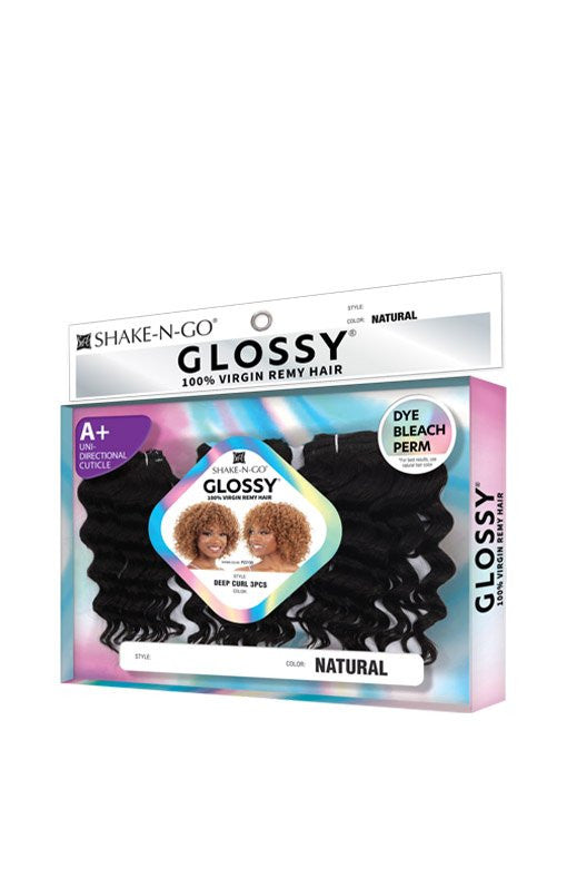 SHAKE N GO Glossy 100% Virgin Remy Hair Multi Pack - Deep Curl