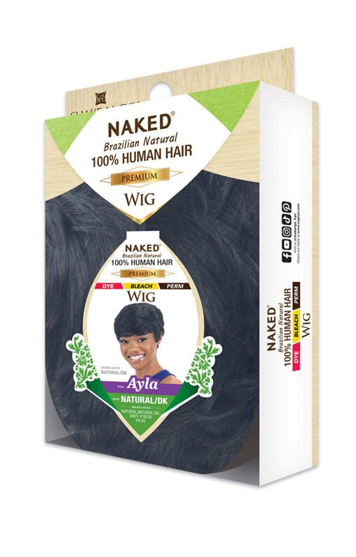 SHAKE N GO Naked 100% Human Hair Premium wig - AYLA