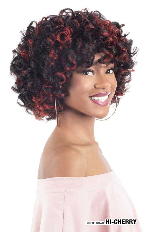 SHAKE N GO Synthetic Natural Me Full Wig - Flexi-Rod Curl