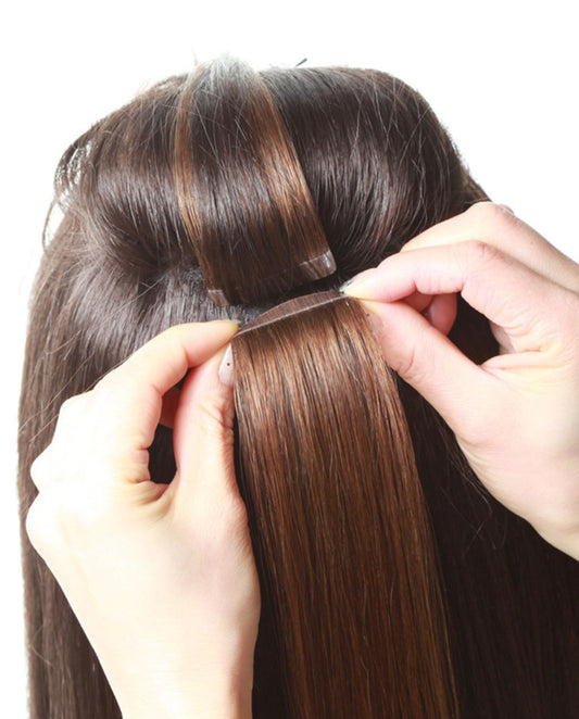 BOHYME 100% Human Hair Essential Silky Tape-Ins