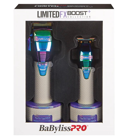 BaBylissPRO Chameleon FX Boost+ Limited Edition Clipper & Trimmer Set w/ Charging Base