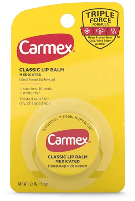 Carmex Medicated Lip Balm Original Jar