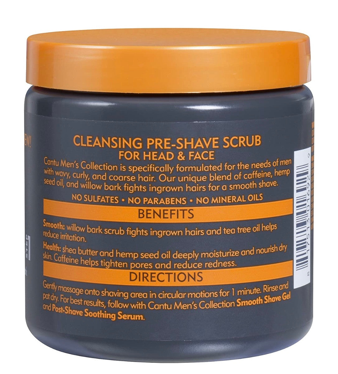 Cantu Men's Shea Butter Cleansing Pre Shave Scrub