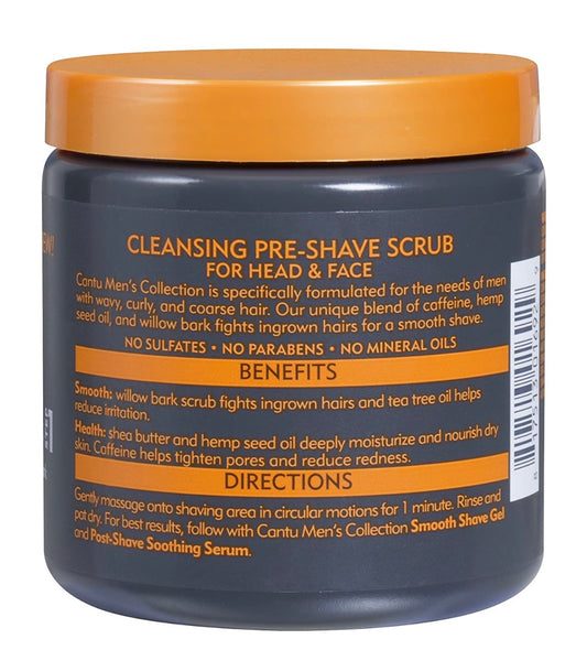 Cantu Men's Shea Butter Cleansing Pre Shave Scrub