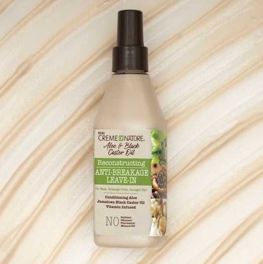 Creme of Nature Aloe & Black Castor Oil Reconstructing Anti-Breakage Leave-In