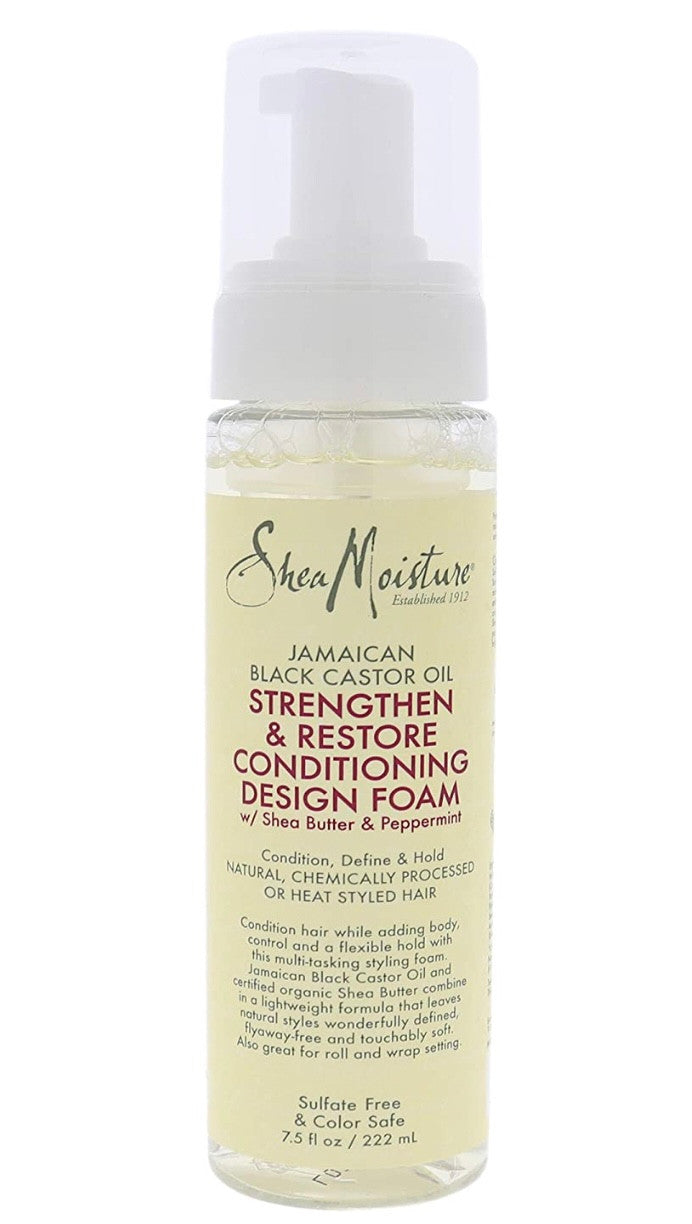 Shea Moisture Jamaican Black Castor Oil Conditioning Design Foam
