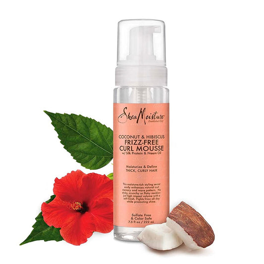 Shea Moisture Coconut & Hibiscus Frizz-Free Curl Mousse