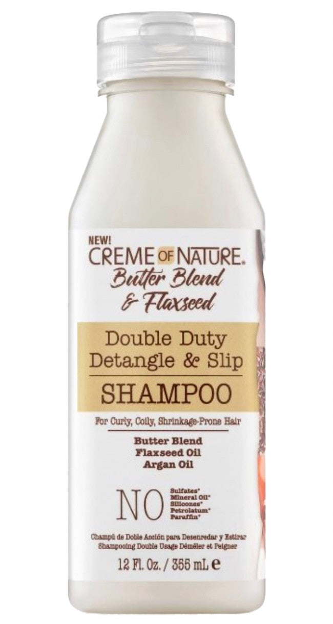 Creme of Nature Butter Blend & Flaxseed Detangle & Slip Shampoo