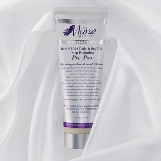 The Mane Choice Heavenly Halo Herbal Hair Tonic & Soy Milk Deep Hydration Pre-Poo