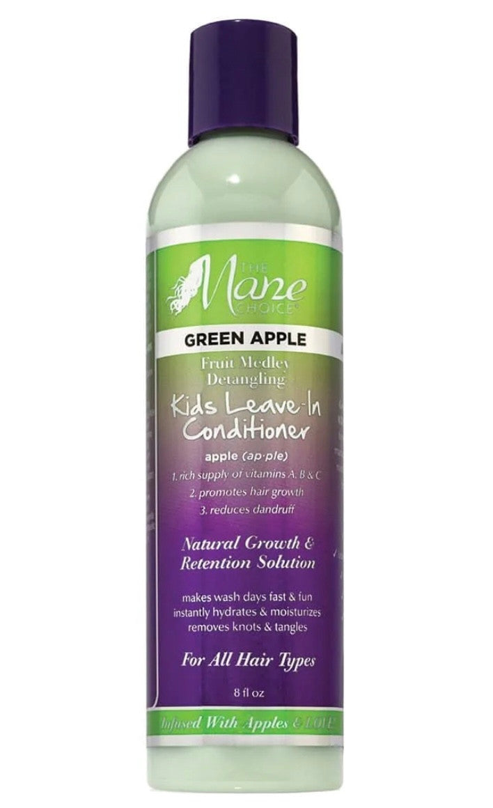 The Mane Choice Green Apple Fruit Medley Detangling KIDS Leave-In Conditioner