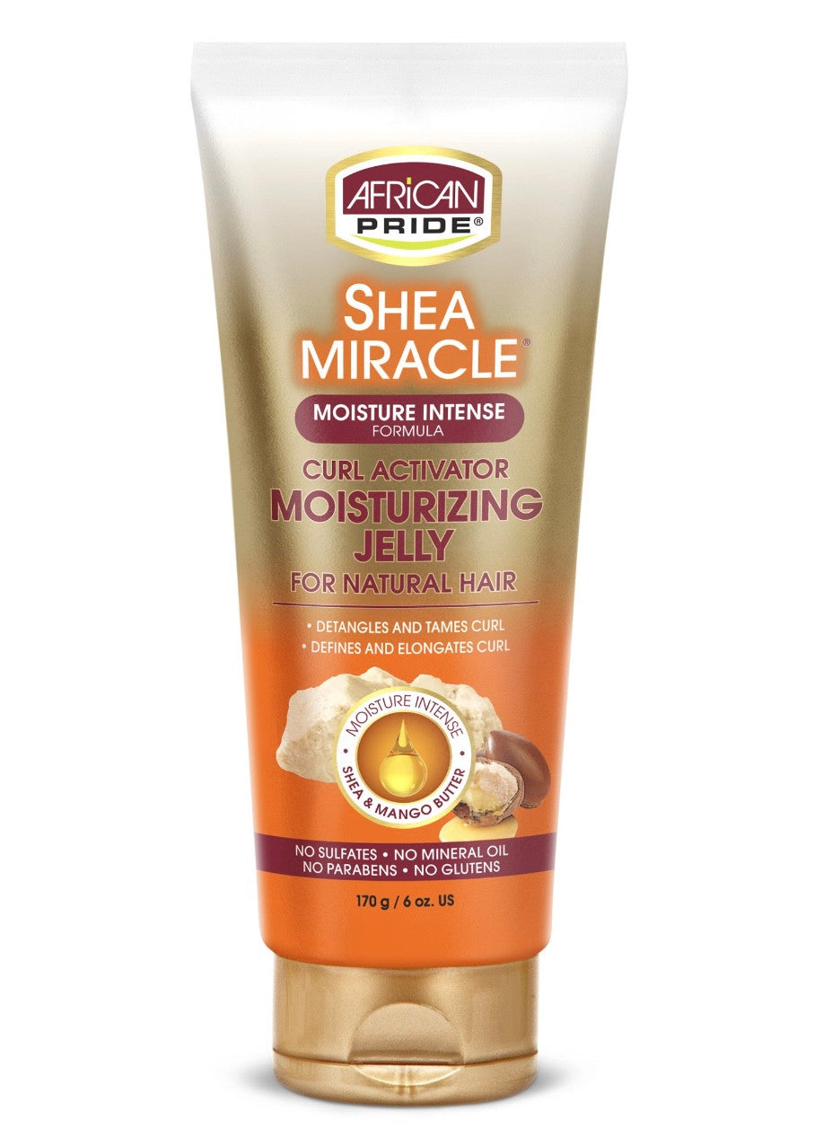 African Pride Shea Miracle Moisture Intense Curl Activator Moisturizing Jelly