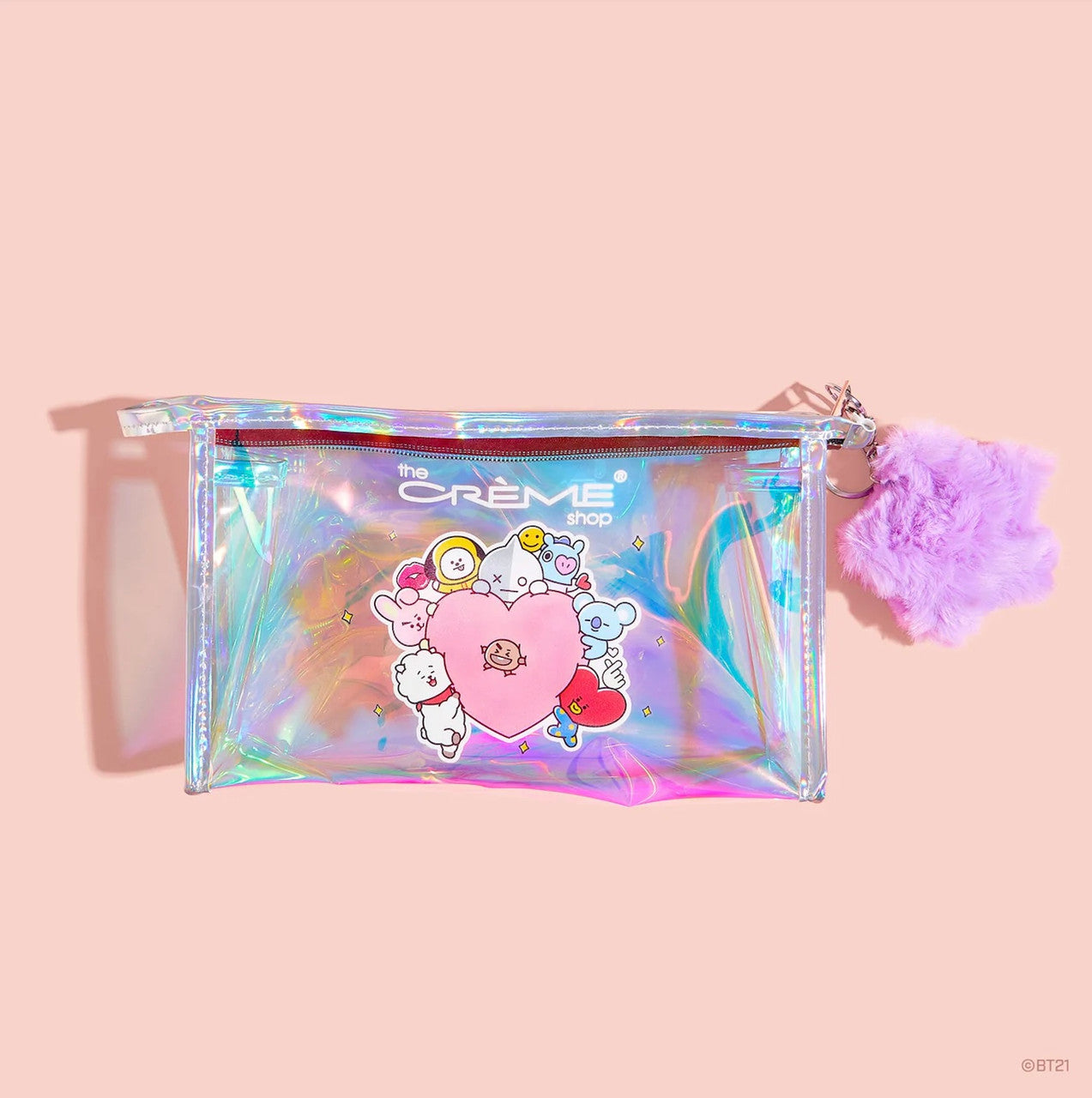 THE CREME SHOP BT21: Holographic Travel Pouch
