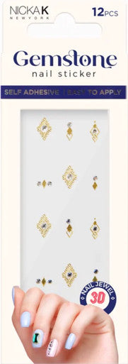 NICKA K Gemstone Nail Stickers (NSGM04)