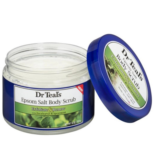 Dr Teal's Exfoliate & Renew Eucalyptus & Spearmint Epsom Salt Body Scrub