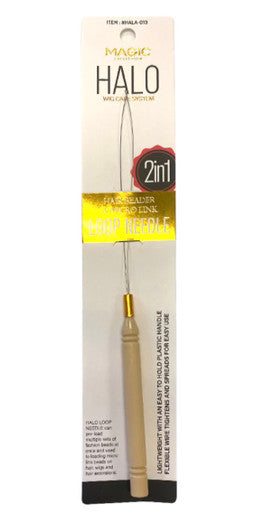 Magic Collection Halo 2 IN 1 Hair Beader & Micro Link Loop Needle