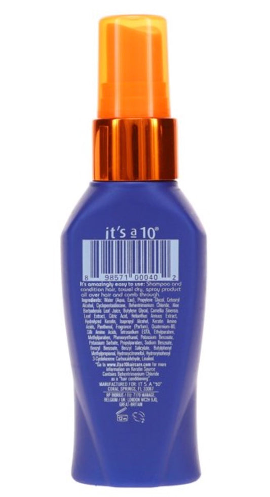 It's a 10 Miracle Leave-In Plus Keratin