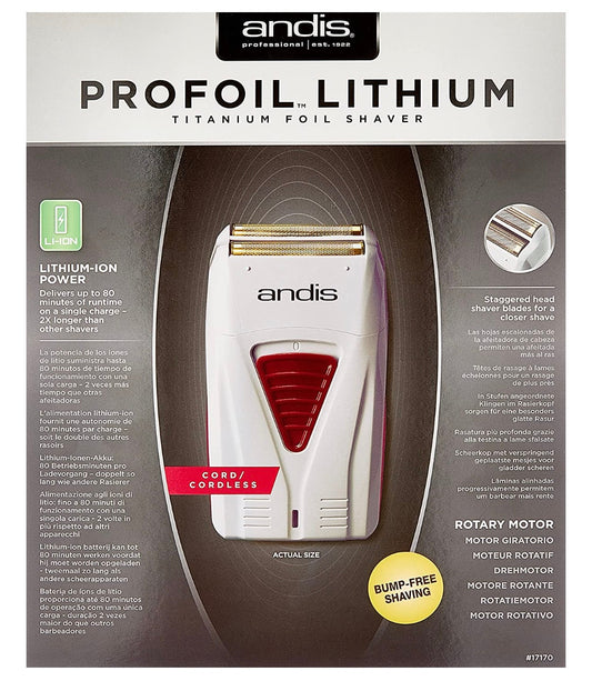 Andis Professional Profoil Lithium Titanium Foil Shaver (OLD PK)
