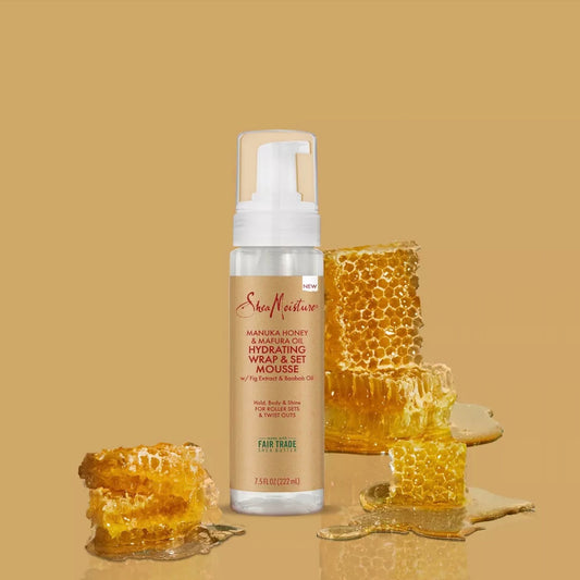 SheaMoisture Manuka Honey & Mafura Oil Hydrating Wrap & Set Hair Mousse