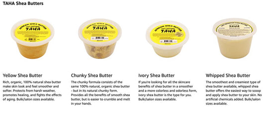 TAHA 100% Natural African Shea Butter (Ivory)