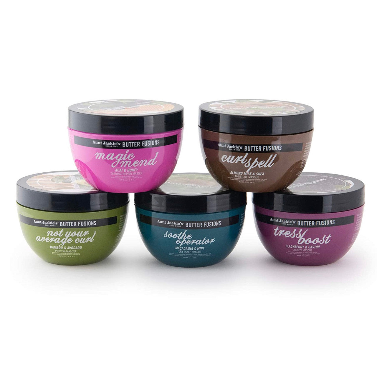 Aunt Jackie's Butter Fusions Not Your Average Curl Bamboo & Avocado Hair Masque (8 oz)