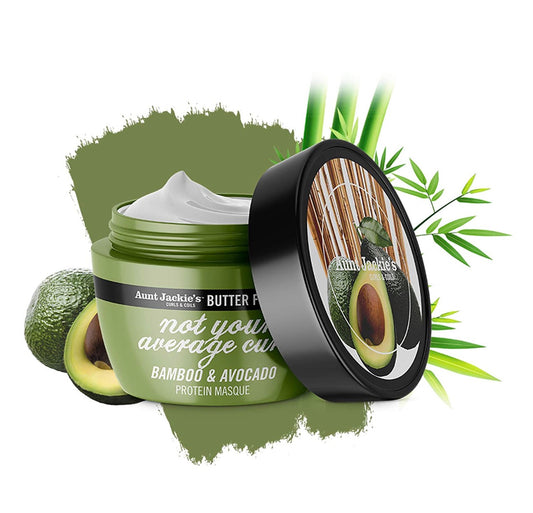 Aunt Jackie's Butter Fusions Not Your Average Curl Bamboo & Avocado Hair Masque (8 oz)