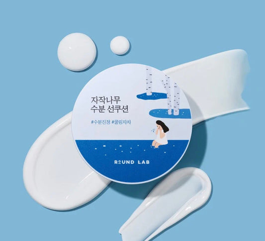 ROUND LAB Birch Juice Moisturizing Sun Cushion SPF50+ PA++++ (15g)