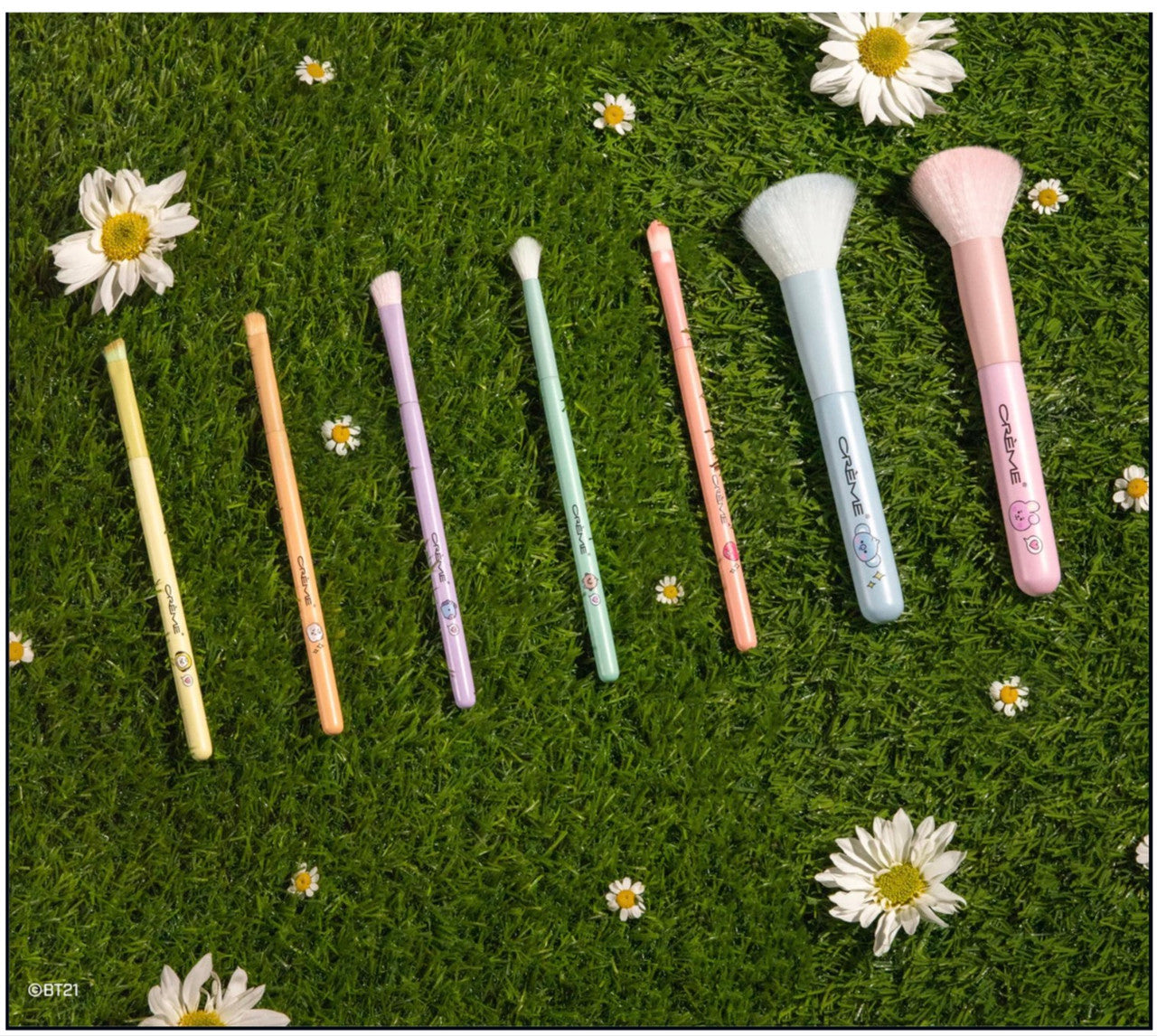 THE CREME SHOP BT21 BABY The Perfect Blend Brush Collection (Set of 7)
