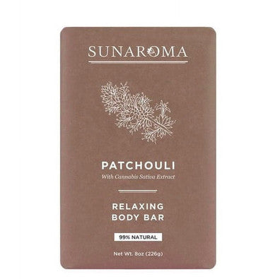 SUNAROMA Patchouli Relaxing Body Bar (8 oz)